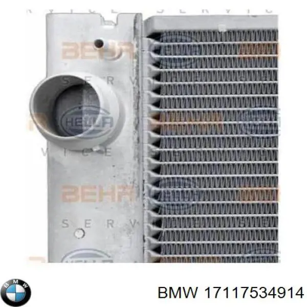 17117534914 BMW radiador refrigeración del motor