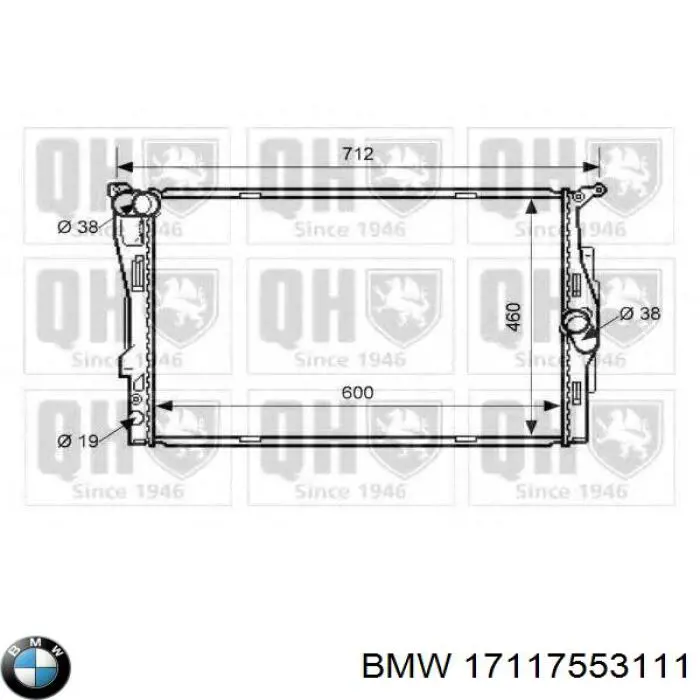 Água radiador BMW 17117553111 precio, desde 102,05 EUR
