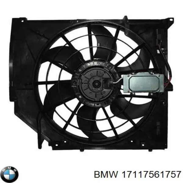 Ventilador de radiador 17117561757 BMW