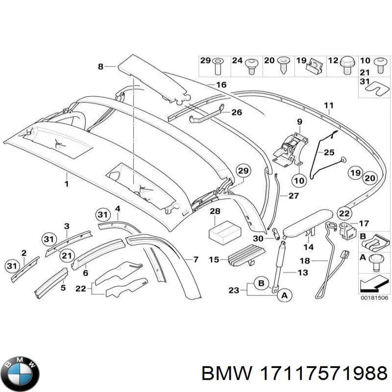 Tapa de radiador (tapón) BMW 17117571988 precio, desde 6,32 EUR