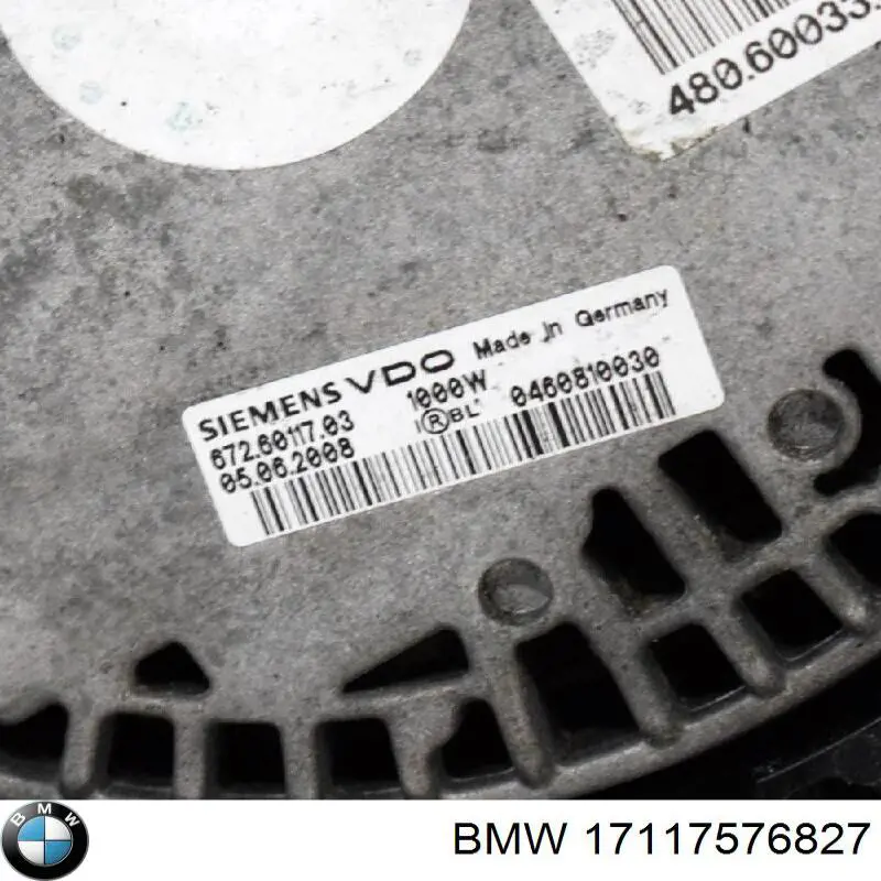 Comprar 17117576827 BMW Radiador adicional de refrigeración del motor