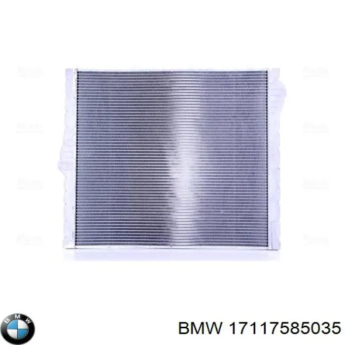 17117585035 BMW radiador refrigeración del motor