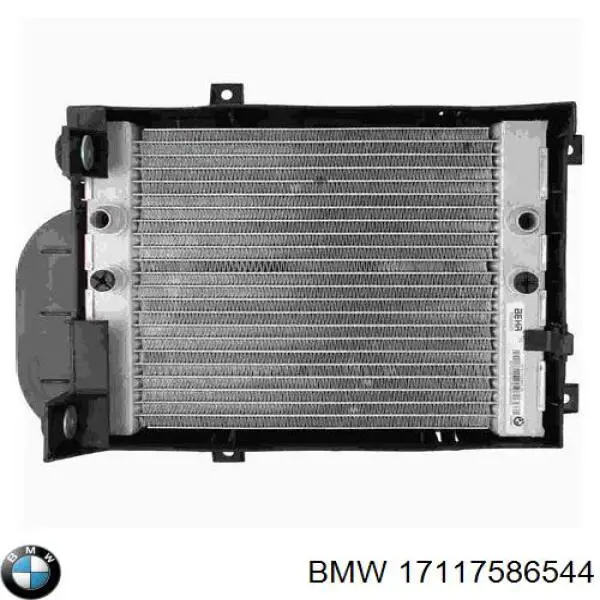 17007796838 BMW radiador, refrigeración del motor adicional