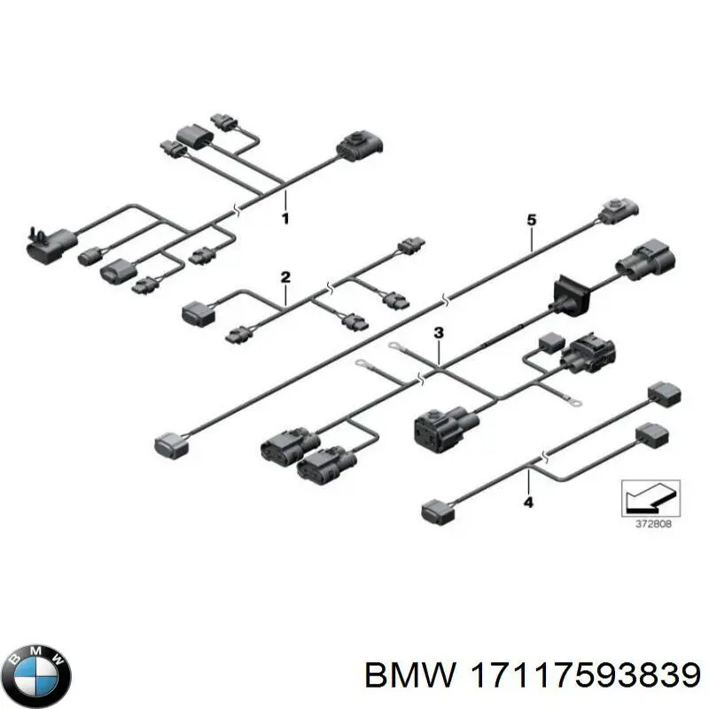 Soporte de radiador, derecho BMW X3 (F25)