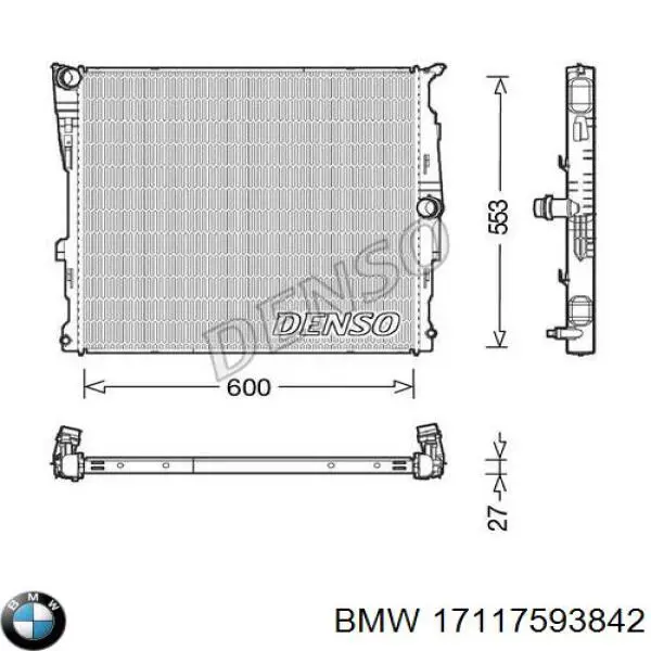 Comprar 17117593842 BMW Radiador de auto