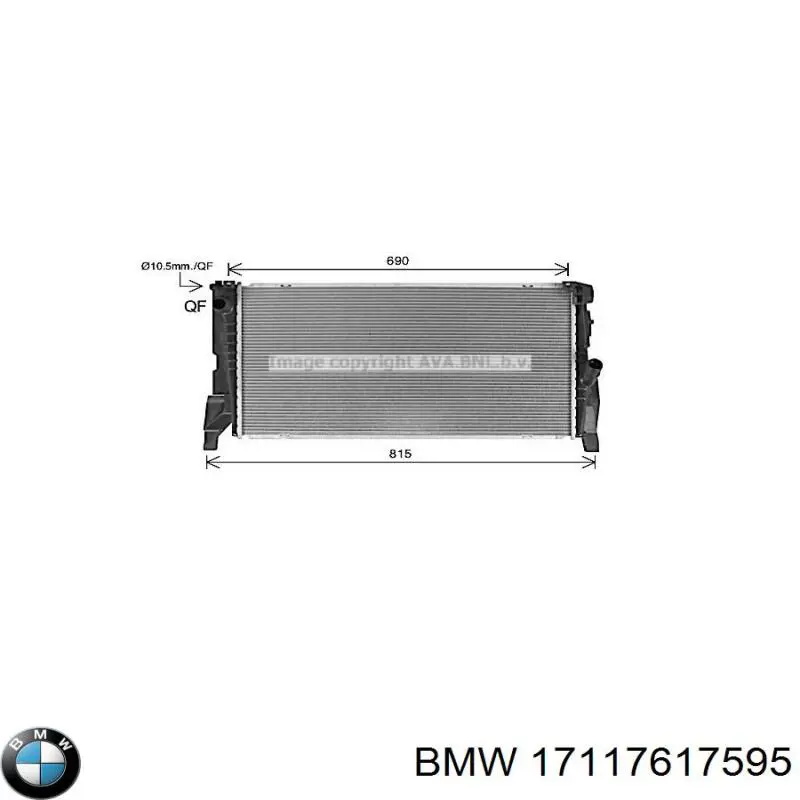 17117617595 BMW Refrigeración del motor