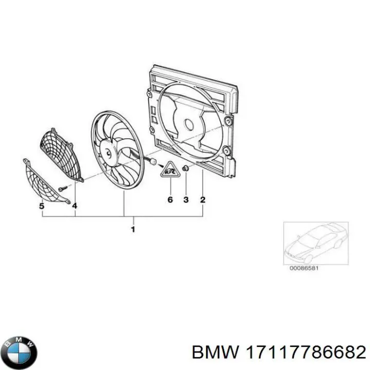 Persiana del radiador BMW 17117786682 precio, desde 244,65 EUR