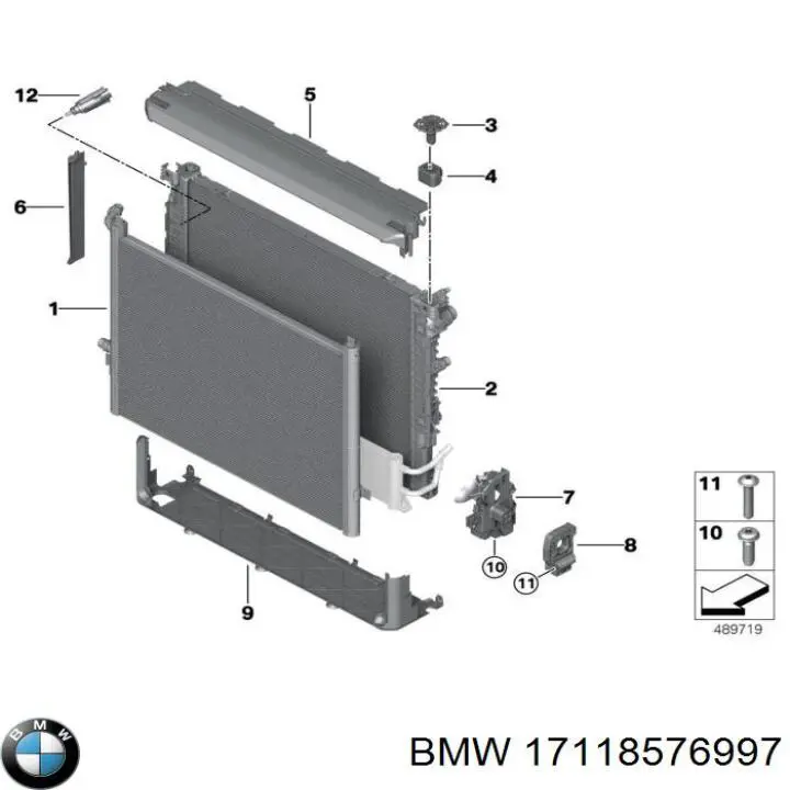 17118576997 BMW radiador