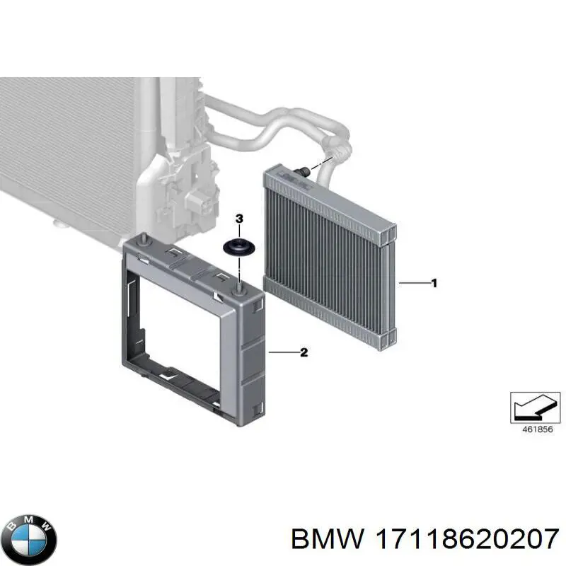 Radiador, refrigeración del motor adicional para BMW 5 (G31)