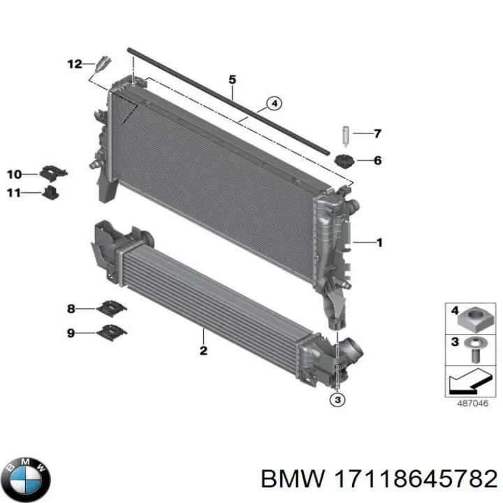 550310 NRF Refrigeración del motor