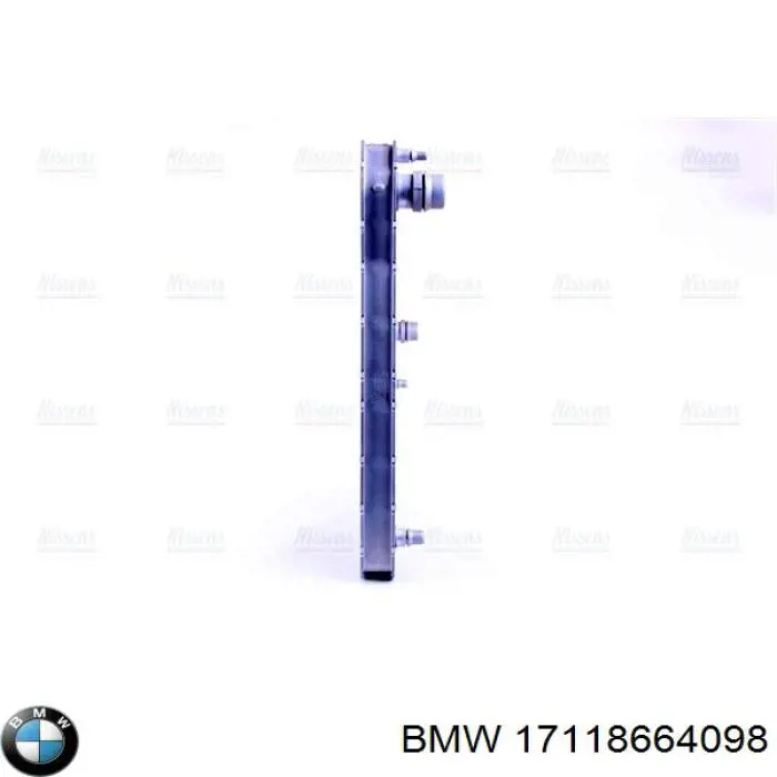 17118664098 BMW radiador refrigeración del motor