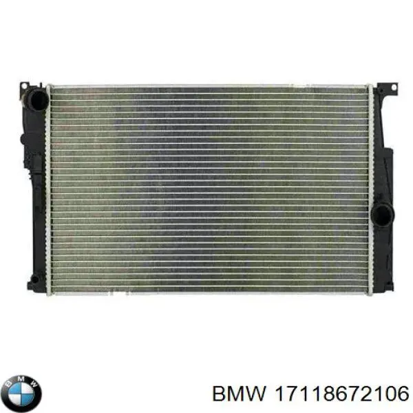 17118672106 BMW radiador refrigeración del motor