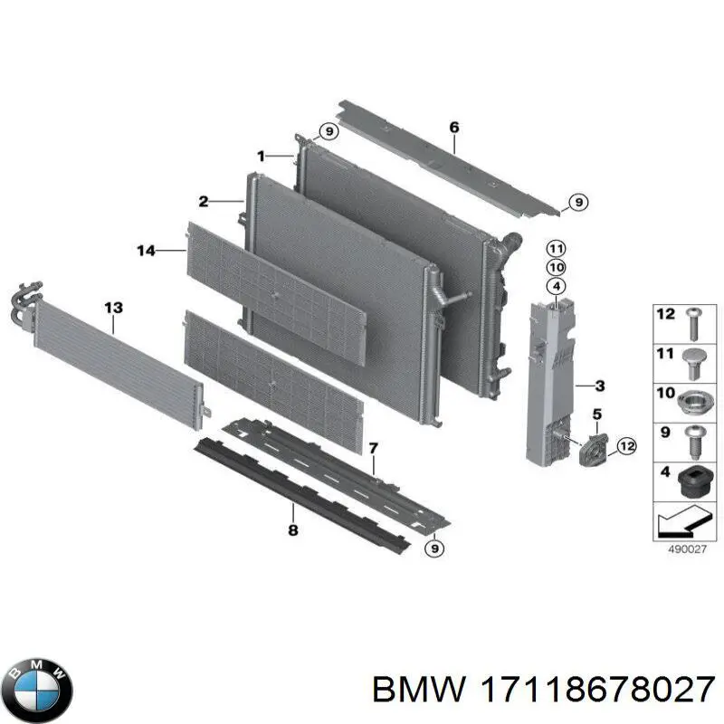 Água radiador BMW 17118678027 precio, desde 98,31 EUR