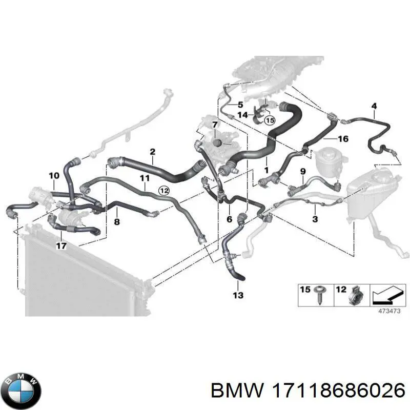 Comprar 17118686026 BMW Radiador de auto