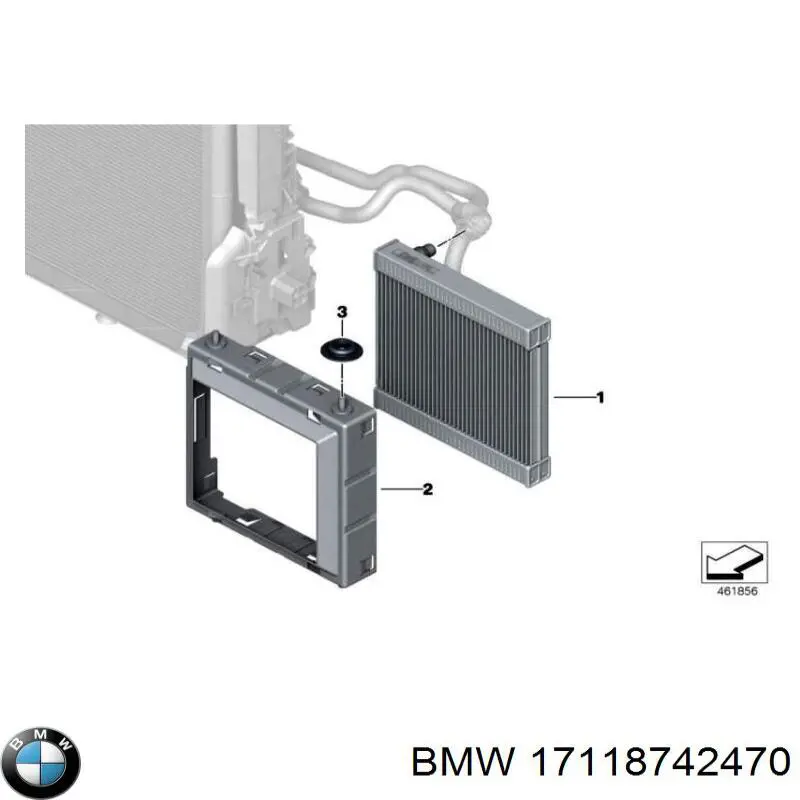 Marco de montaje del radiador BMW 17118742470 precio, desde 77,52 EUR