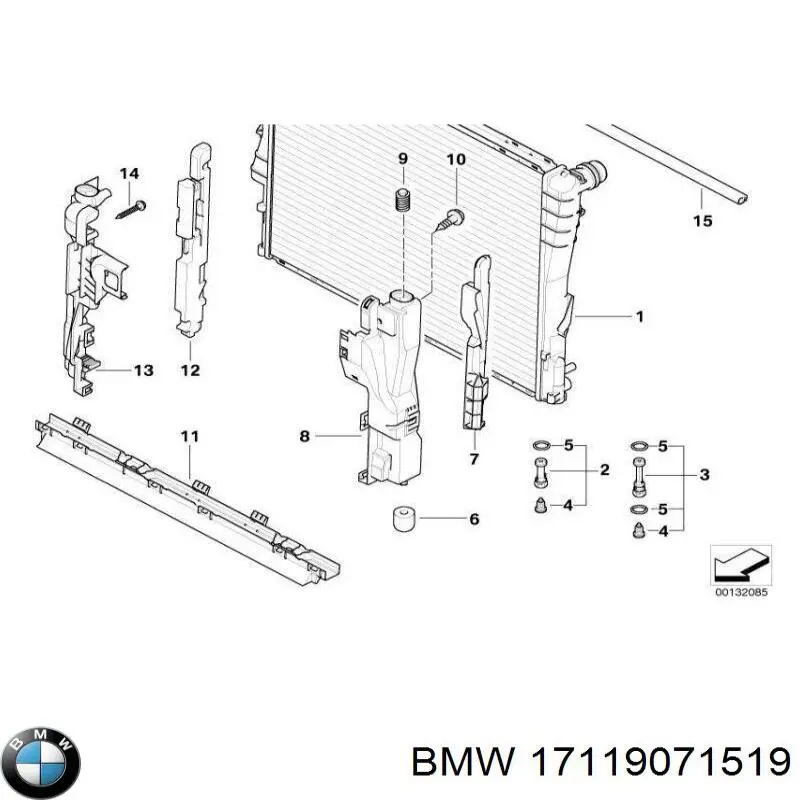 Comprar 17119071519 BMW Radiador de auto