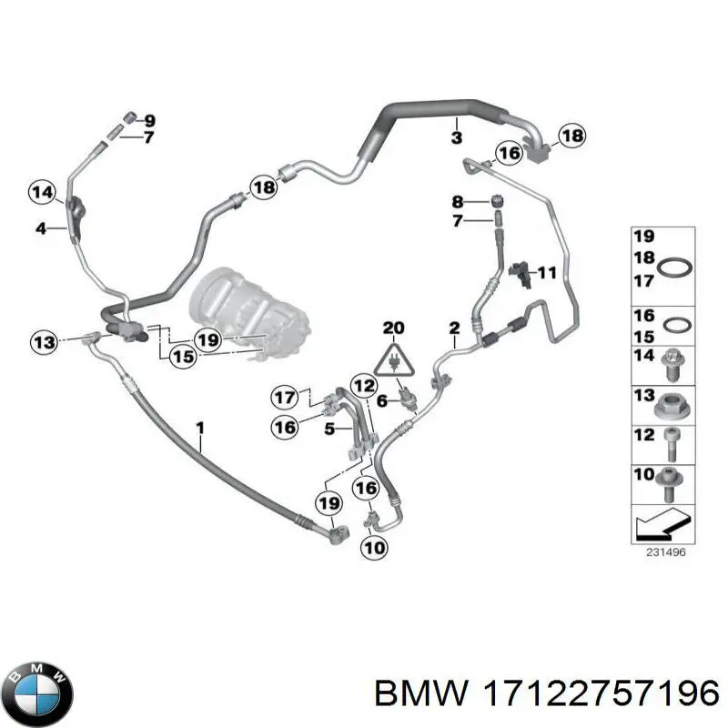 Comprar 17122757196 BMW 