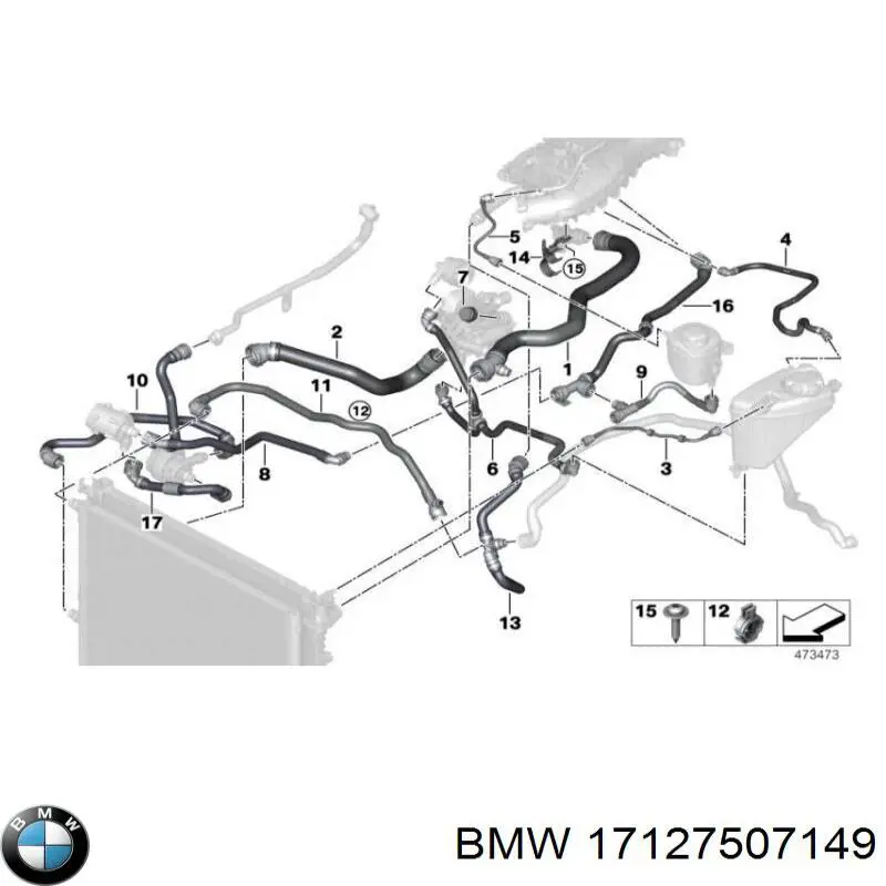  BMW 17127507149 precio, desde 28,00 EUR