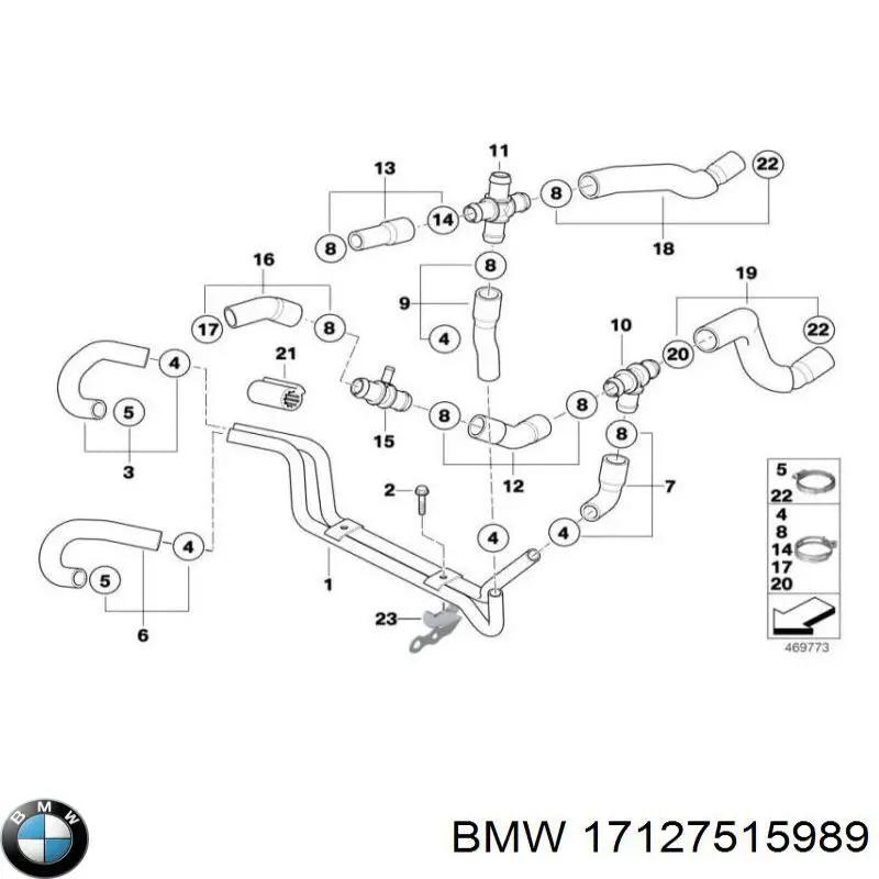 Manguito de radiador Blue Print ADB119301