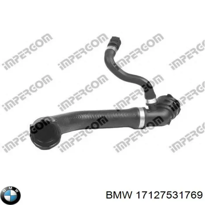 Manguera inferior del radiador 17127531769 BMW