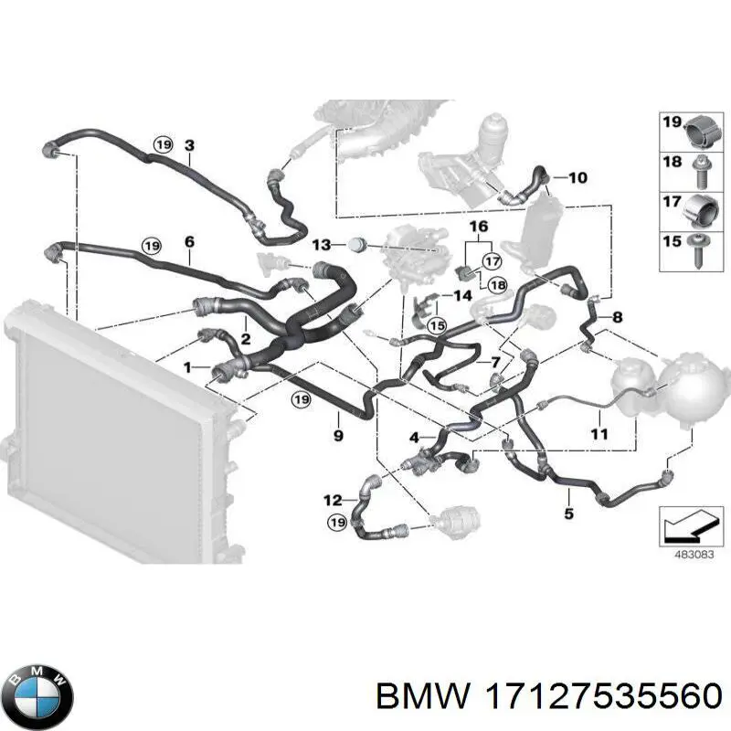  BMW 17127535560 precio, desde 131,92 EUR
