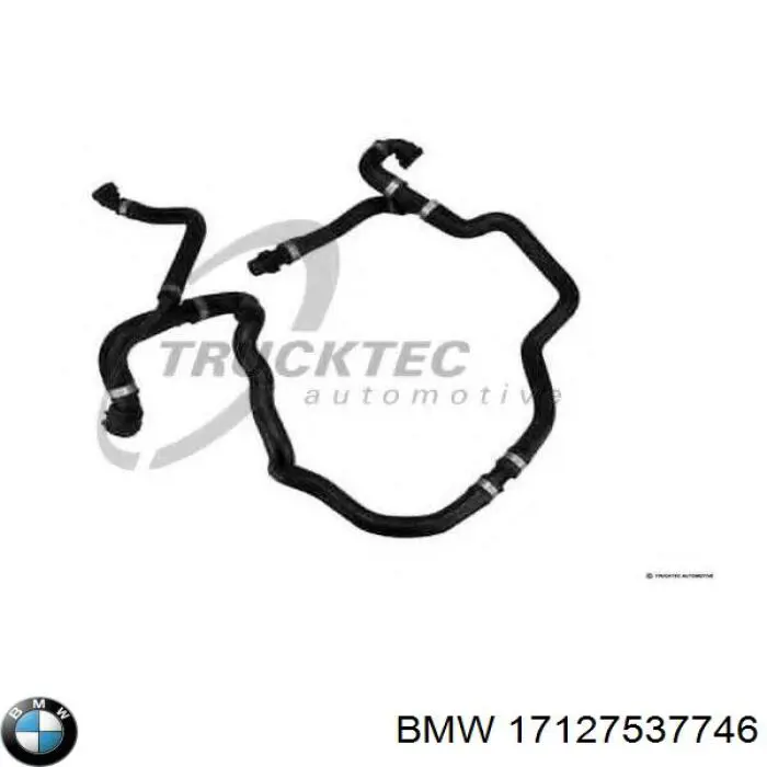 17127537746 BMW tubo de ventilacion del carter (separador de aceite)