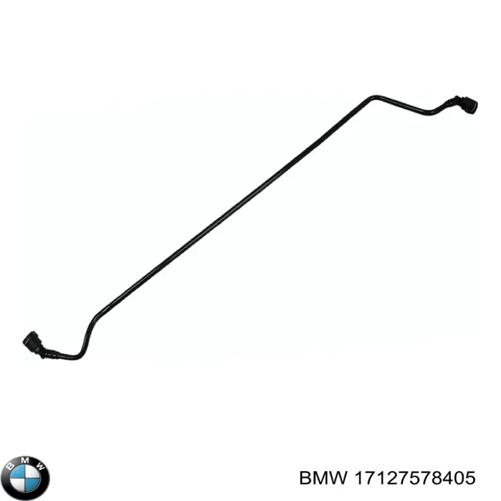 17127578405 BMW tubería de radiador, tuberia flexible calefacción, superior