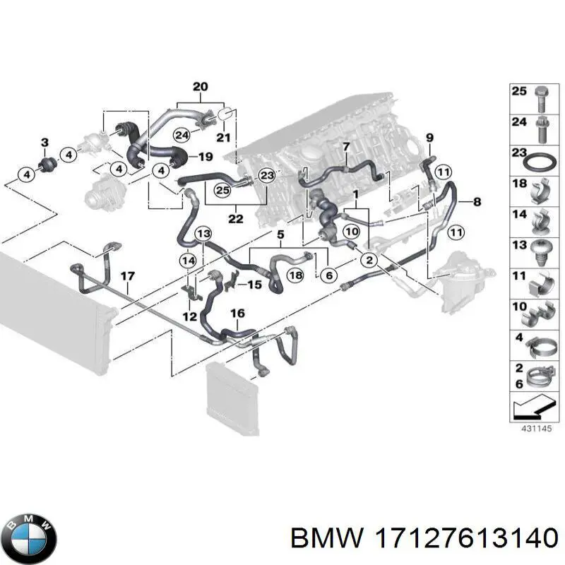 17127613140 BMW 