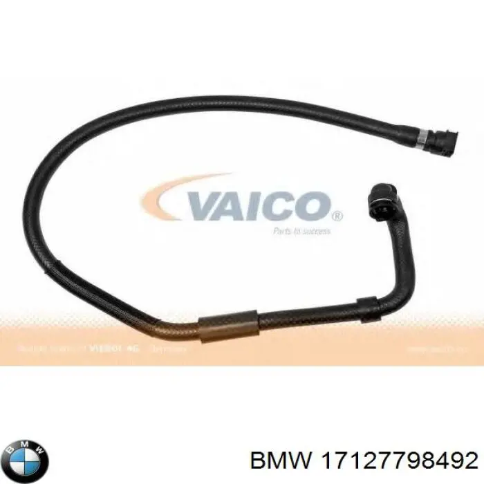 17127798492 BMW tubería de radiador arriba