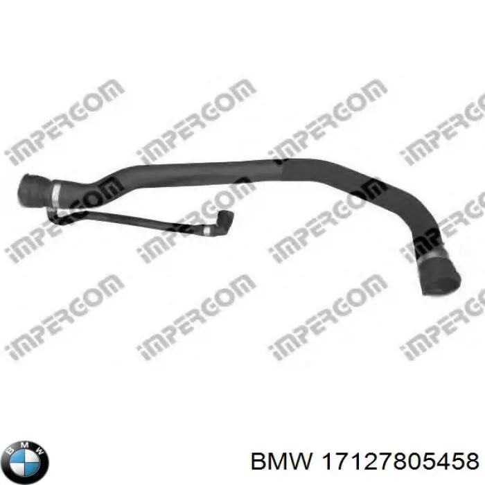 17124714092 BMW tubería de radiador arriba