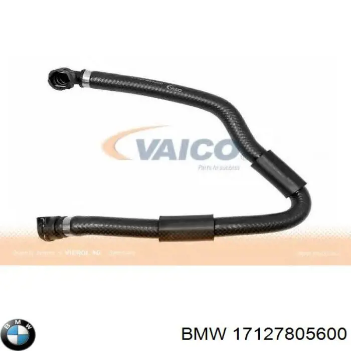 17127805600 BMW tubería de radiador arriba