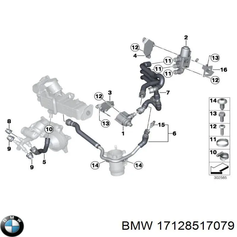  BMW 17128517079 precio, desde 125,64 EUR