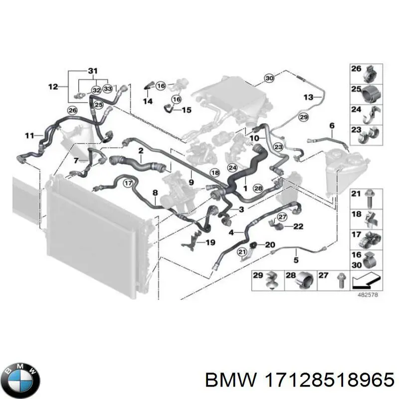  BMW 17128518965 precio, desde 54,15 EUR