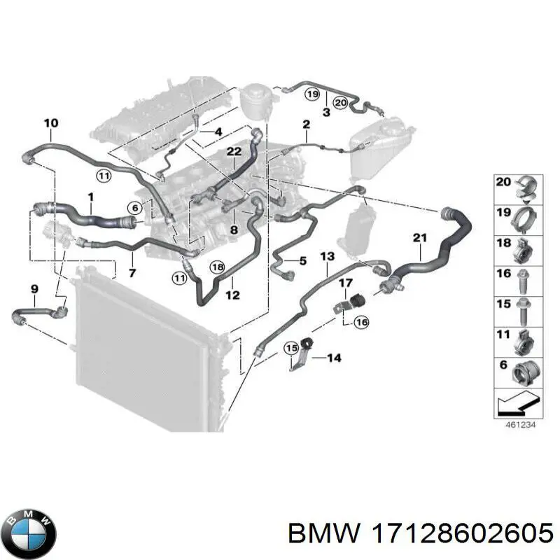 BMW 17128602605 precio, desde 91,15 EUR