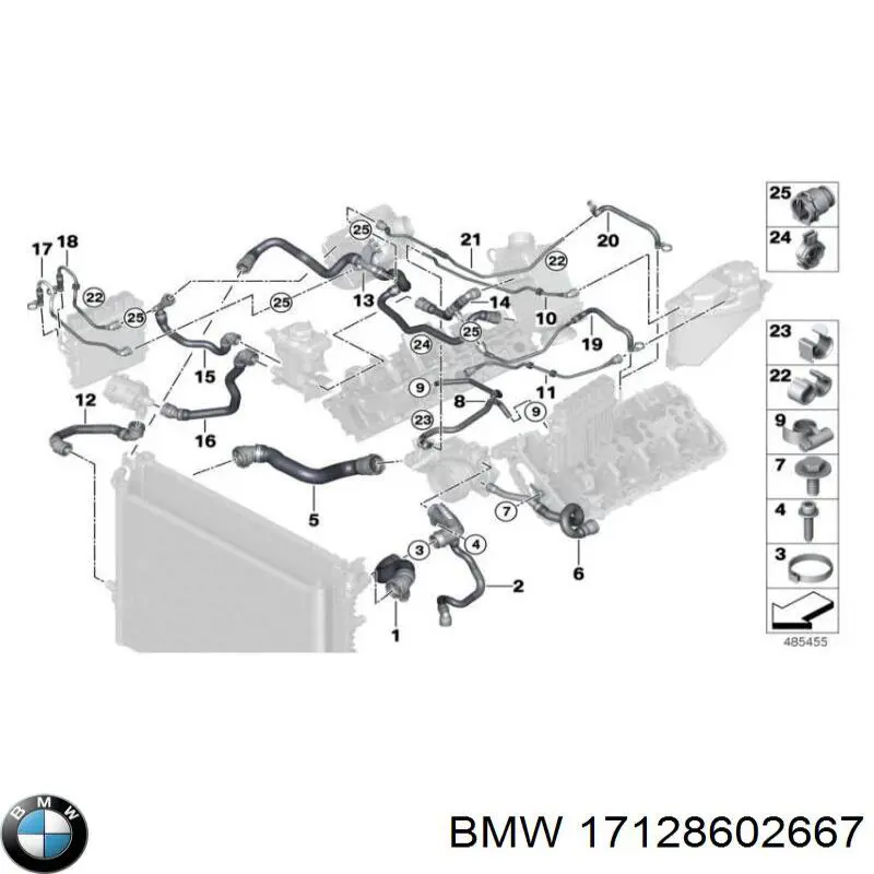  BMW 17128602667 precio, desde 51,17 EUR
