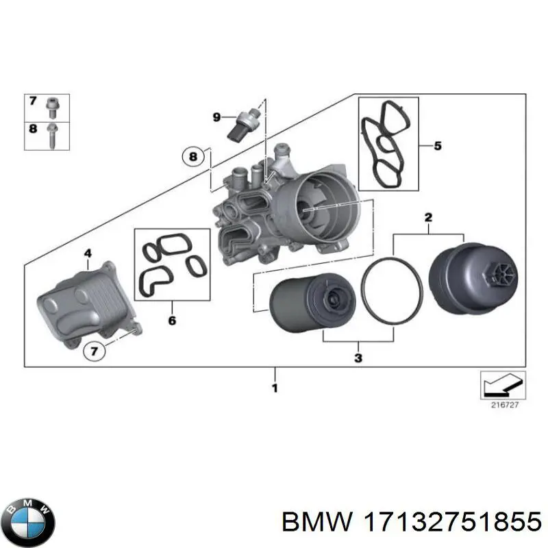  BMW 17132751855 precio, desde 5,11 EUR