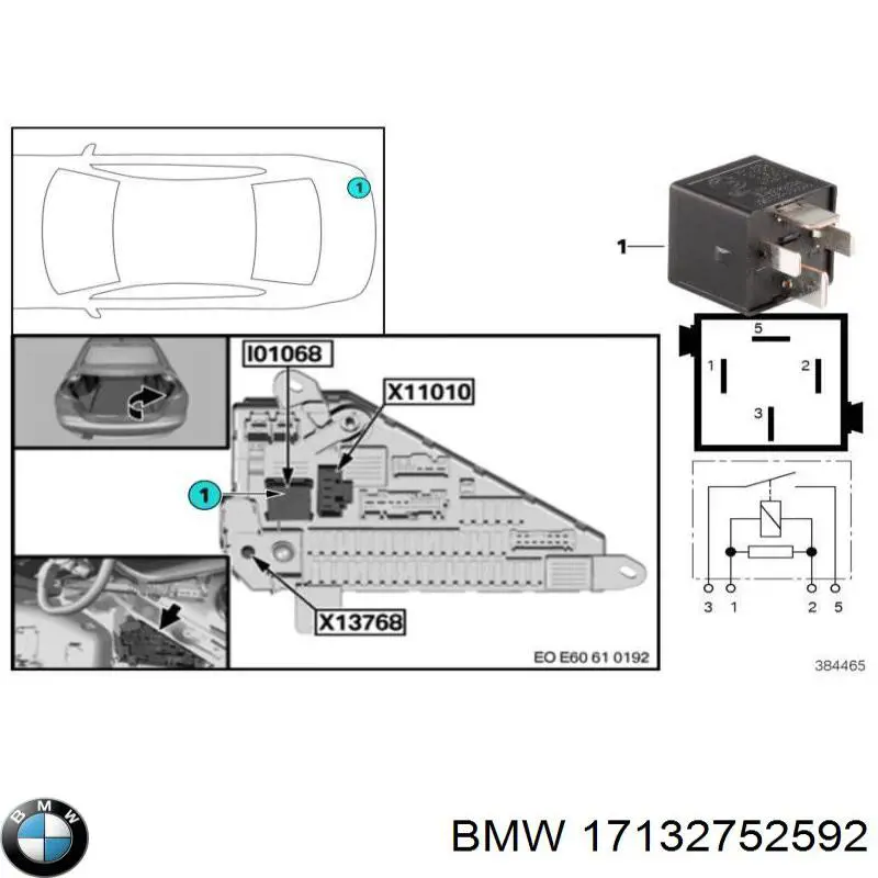 17132752592 BMW Depósito de expansión