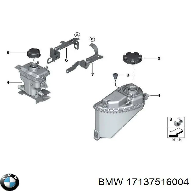 Comprar 17137516004 BMW Tapón depósito de refrigerante