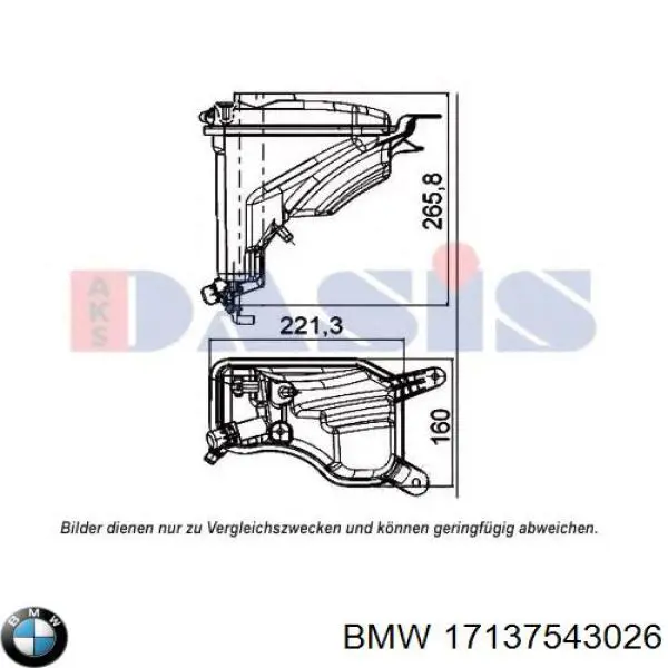 Botella expansion BMW 17137543026 precio, desde 53,75 EUR