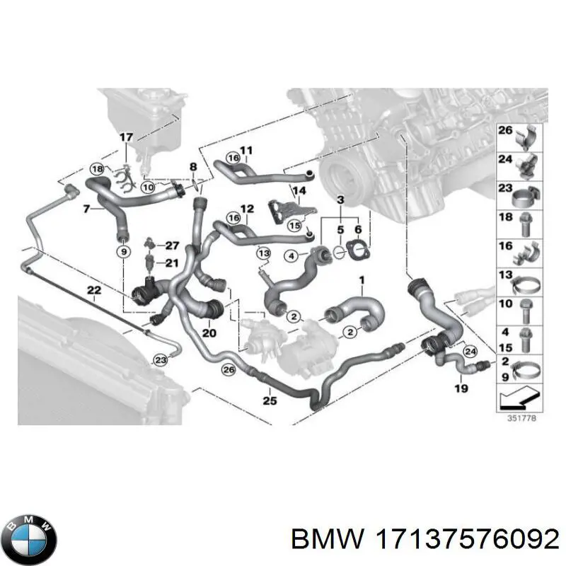  BMW 17137576092 precio, desde 40,33 EUR