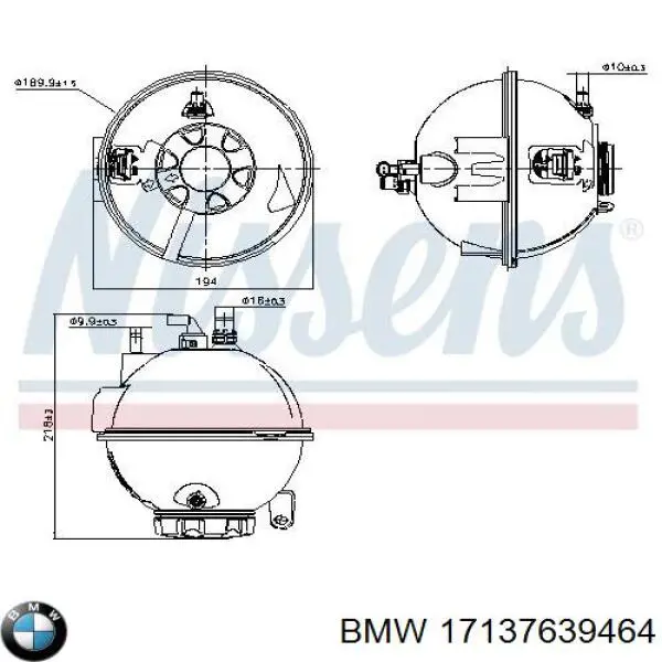 Comprar 17137639464 BMW Deposito expansion