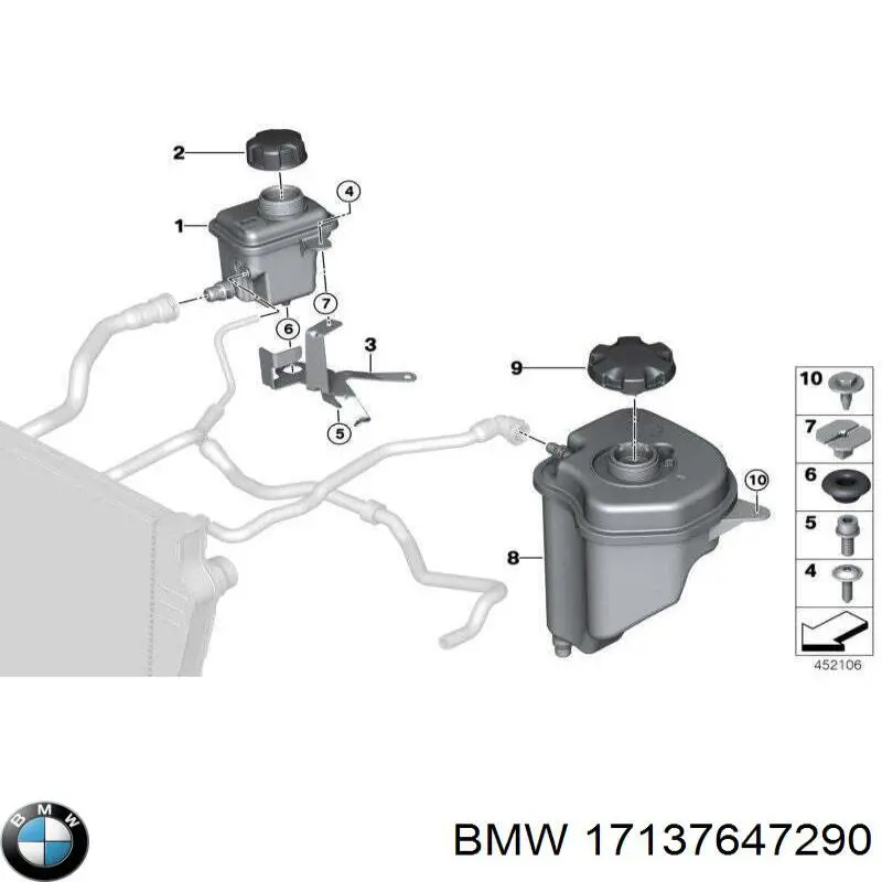Botella expansion BMW 17137647290 precio, desde 58,31 EUR