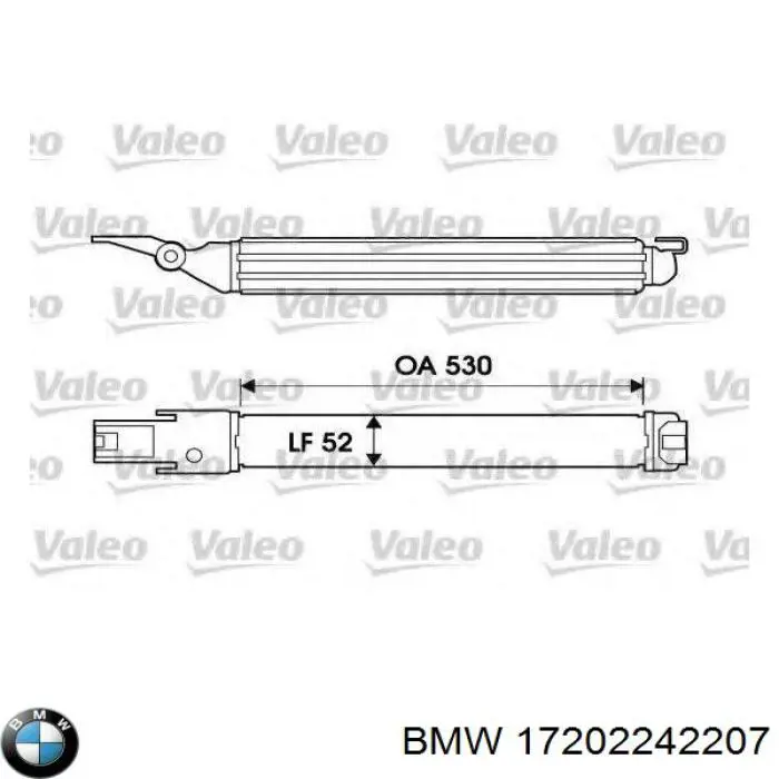 Enfriador de aceite para BMW 5 (E34)
