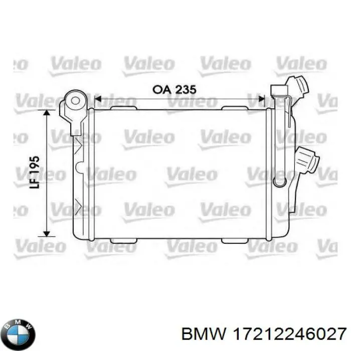 Enfriador de aceite  BMW 17212246027