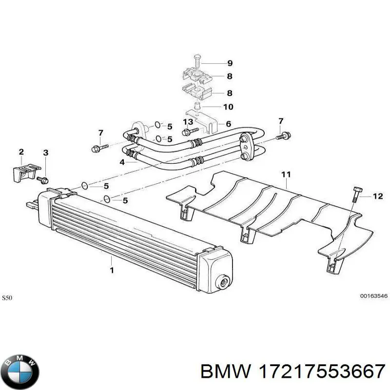 Radiador de aceite BMW 17217553667 precio, desde 162,62 EUR