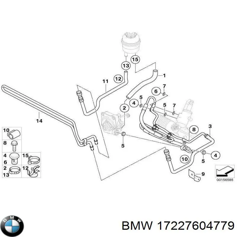 Tubo De Enfriamiento DeTransmision (manguera), Alimentacion BMW 3 (E90)