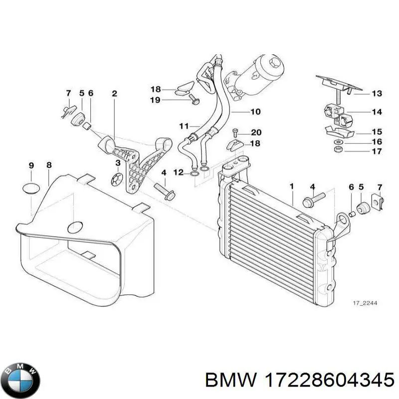  BMW 17228604345