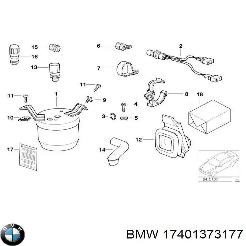 17401373177 BMW Resistencia de calefacción