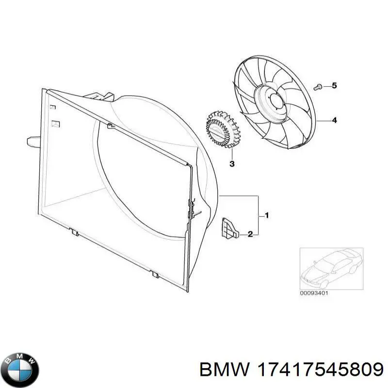 47861 NRF Ventilador de refrigeración del motor
