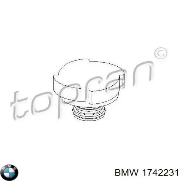 Tapa de radiador (tapón) BMW 1742231 precio, desde 5,24 EUR